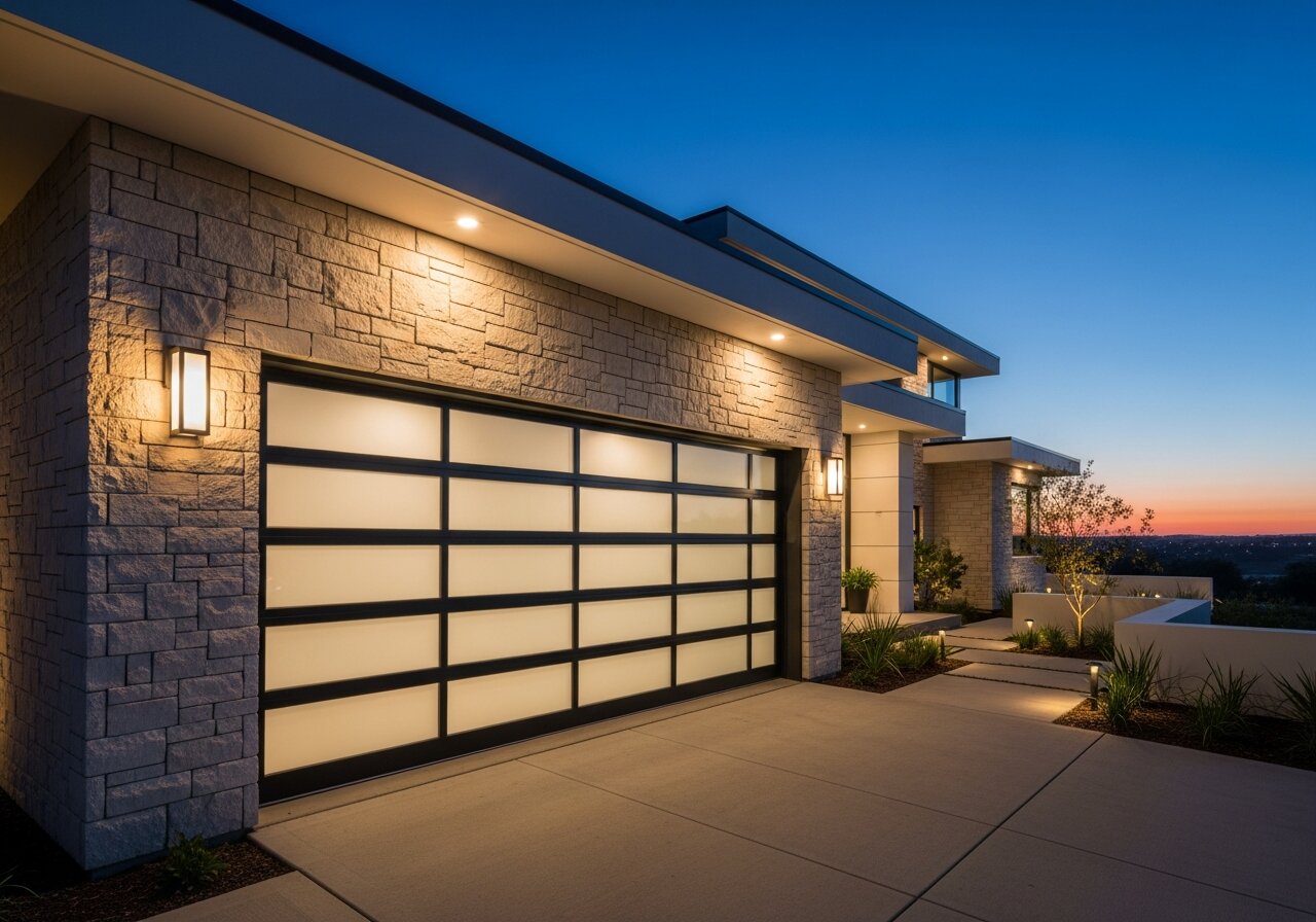 Aluminum & Glass garage door